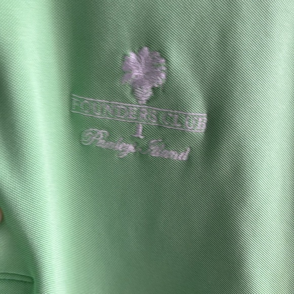 XL lime green golf shirt. - Picture 3 of 6